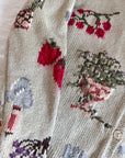 The Strawberry Garden Cardigan (S)