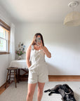 The Creamy Old Navy Shortalls (M)