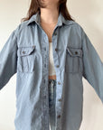 The Stone Chambray Button Up (L)