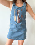 The Giraffe Patch Overall Dress (S)