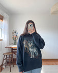 The Midnight Wolf Crewneck (L)