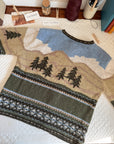 The Fair Isle Tree Zip Up (M)