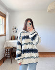 The Nordic Wide Pattern Sweater (L)