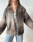 The Fireplace Speckled Cardigan (L)