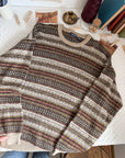 The Mocha Striped Pattern Sweater (LT)