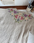 The Floral Bean Cardigan (L)