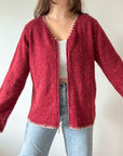 The Cherry Speckled Cardigan (L)