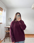 The Maroon Polo Sweater (L)