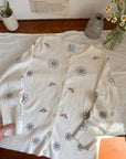 The Ladybug Flower Cardigan (M)