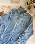 The Faded Denim Button Up (L)