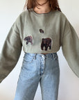 The Faded Bear Crewneck (XXL)