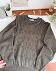 The Olive Texture Sweater (XL)