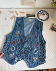 The Western Denim Vest (L)