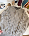 The Neutral Henley Sweater (XL)