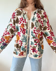 The Autumnal Fruit Cardigan (L)