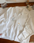 The Subtle Flower Zip Up (XL)