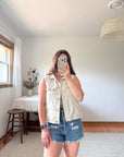 The Cream Eddie Utility Vest (M)