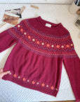 The Cherry Floral Sweater (S)