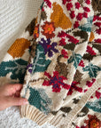 The Autumnal Fruit Cardigan (L)