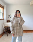 The Neutral Henley Sweater (XL)