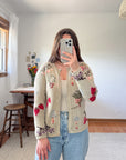 The Strawberry Garden Cardigan (S)