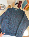 The Teal Speckle Sweater (XL)