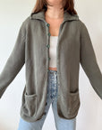 The Cozy Moss Cardigan (L)