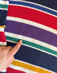 The Horizontal Striped Grandpa Sweater (XL)