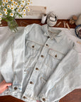 The Light Wash Western Denim Jacket (M)