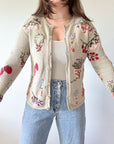 The Strawberry Garden Cardigan (S)