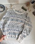The Blue & Beige Sweater (S)