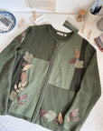 The Leafy Green Cardigan (L)