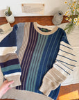 The Color Pop Stripe Sweater (L)