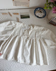 The Boutique Tie Peplum Top (S)