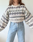 The Eddie Nordic Pattern Sweater (L)