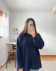 The Blueberry Cable Knit Sweater (M)