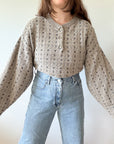 The Neutral Henley Sweater (XL)
