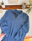 The Cornflower Blue Polo Henley (M)