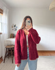 The Cherry Speckled Cardigan (L)