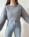The Periwinkle Speckled Sweater (XL)