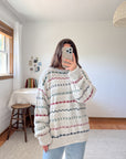 The Grey Tomboy Pattern Sweater (XL)