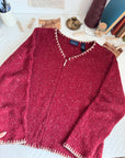 The Cherry Speckled Cardigan (L)