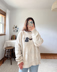 The Black Lab Textured Sweater (XL)