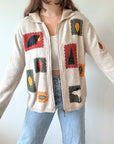 The Autumn Critter Cardigan (L)