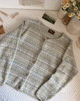 The Pastel Pattern Cardigan (S)