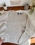 The Oatmeal Textured Sweater (XL)