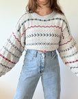 The Grey Tomboy Pattern Sweater (XL)