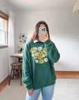 The Abstract Daisy Collared Crewneck (L)