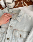 The Light Wash Western Denim Jacket (M)