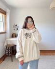 The Creamy Textured Wildlife Sweater (XL)